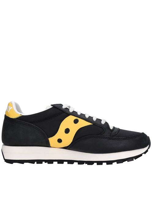Sneakers modello JAZZ 81 in pelle e tessuto SAUCONY | JAZZ 81 PELLENERO-ORO